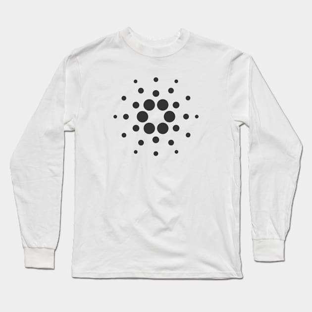 Cardano ADA Crypto Long Sleeve T-Shirt by My Crypto Design